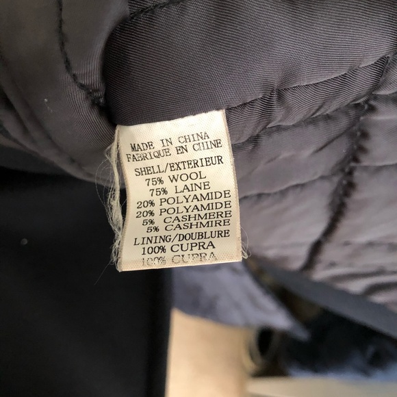 Theory Double-Breasted Wool Pea Coat - Picture 7 of 7